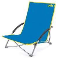 Yello Unisex Low Beach Folding Chair Blue 64 x 57 x 65 cm