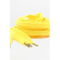 Yellow Shoe Lace Belt, YELLOW