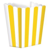 Yellow Stripe Party Favour Box