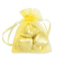 Yellow Organza Bags