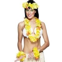 Yellow Leis Set