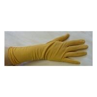 yellow occasion gloves unbranded size m yellow evening gloves