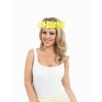 yellow hawaiian lei headband