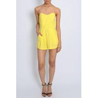 Yellow Bustier Playsuit