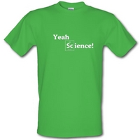 Yeah Science! male t-shirt.