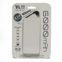 Ye Energy Pocket 4 Micro USB Power Bank - White, White
