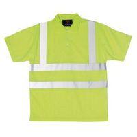 YELLOW CLASS 2 HI-VIZ POLO SHIRT - SML