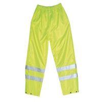 yellow class 1 hi viz site trousers sml