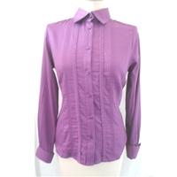 Yera - Size: M - Purple - Long sleeved shirt