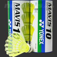 yellow yonex mavis 10 shuttles 6 pack