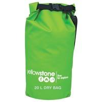 YELLOWSTONE PVC DRY BAG 20L (GREEN/BLACK)