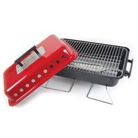 YELLOWSTONE PORTABLE GAS BBQ BARBEQUE (RED/BLACK)