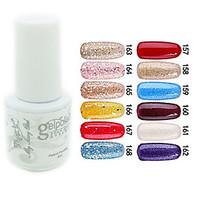 YeManNvYouSequins UV Color Gel Nail Polish No.157-168 (5ml, Assorted Colors)