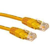 Yellow Cat5e Network Cable 0.25M