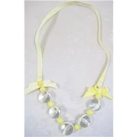 Yellow and white beads