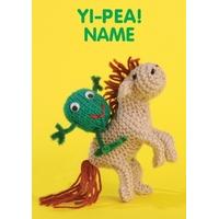yi pea knit and purl card mi1024
