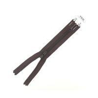 ykk 15 cm nylon zip in brown