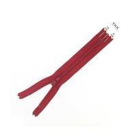 YKK 15 cm Nylon Zip In Burgundy