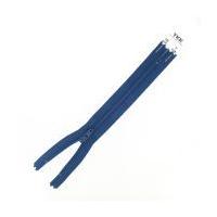 ykk 18 cm nylon zip navy blue