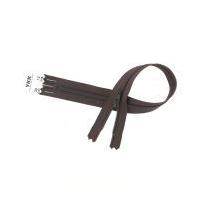 YKK 30 cm Nylon Zip In Brown