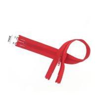 ykk 30 cm nylon zip in red