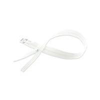 ykk 51 cm nylon zip white