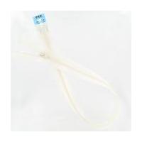 YKK Medium Weight Open End Zip 66 cm Cream-Ivory