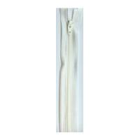 YKK Light Weight Nylon Open End Zips 30cm Ivory Cream