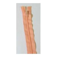 ykk nylon closed end dress zip 25cm pale peach