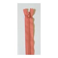 YKK Nylon Closed End Dress Zip 25cm Dark Peach