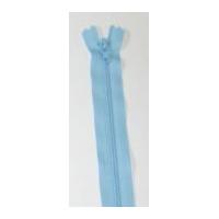 ykk nylon closed end dress zip 30cm light blue