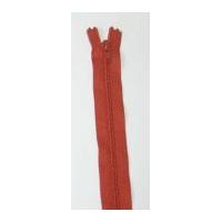 YKK Nylon Closed End Dress Zip 30cm Rust