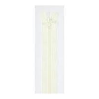 YKK Nylon Closed End Dress Zip 35cm Pale Cream