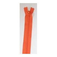 ykk nylon closed end dress zip 35cm orange