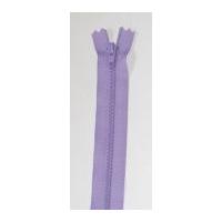YKK Nylon Closed End Dress Zip 40cm Lilac