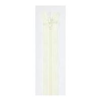 YKK Nylon Closed End Dress Zip 12.5cm Pale Cream