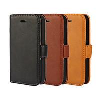 YMX Solid color Crystal Surface PU Leather Full Body Cover with Card Slot for iPhone 4/4S(Assorted Color)