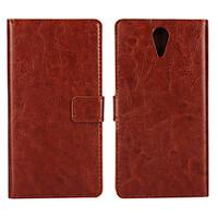 YMX-Solid color Light Surface PU Leather Full Body Wallet Protective Case for HTC Desire 620 (Assorted Colors)