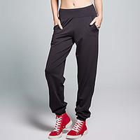 Yoga Pants Pants Breathable / Sweat-wicking / Static-free Natural Stretchy Sports Wear Red / Black