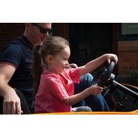 young driver driving lesson