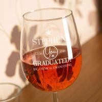 You Graduated Personalised Wine Glass
