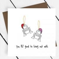 You R2 Good to Hang out with | R2D2 Christmas Card
