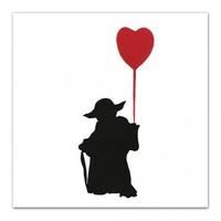 yoda heart balloon card