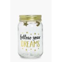 Your Dreams Slogan Money Jar - multi