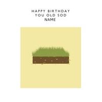 you old sod personalised card