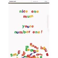 You\'re Number One | Mothers Day Card