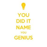You Did It Genius | Keep Calm Congratulations Card