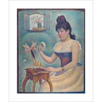 Young Woman Powdering Herself By Georges Seurat