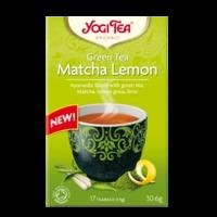 Yogi Tea Green Tea Matcha Lemon Organic 17 Tea Bags, Green