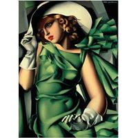 Young Lady with Gloves By Tamara de Lempicka